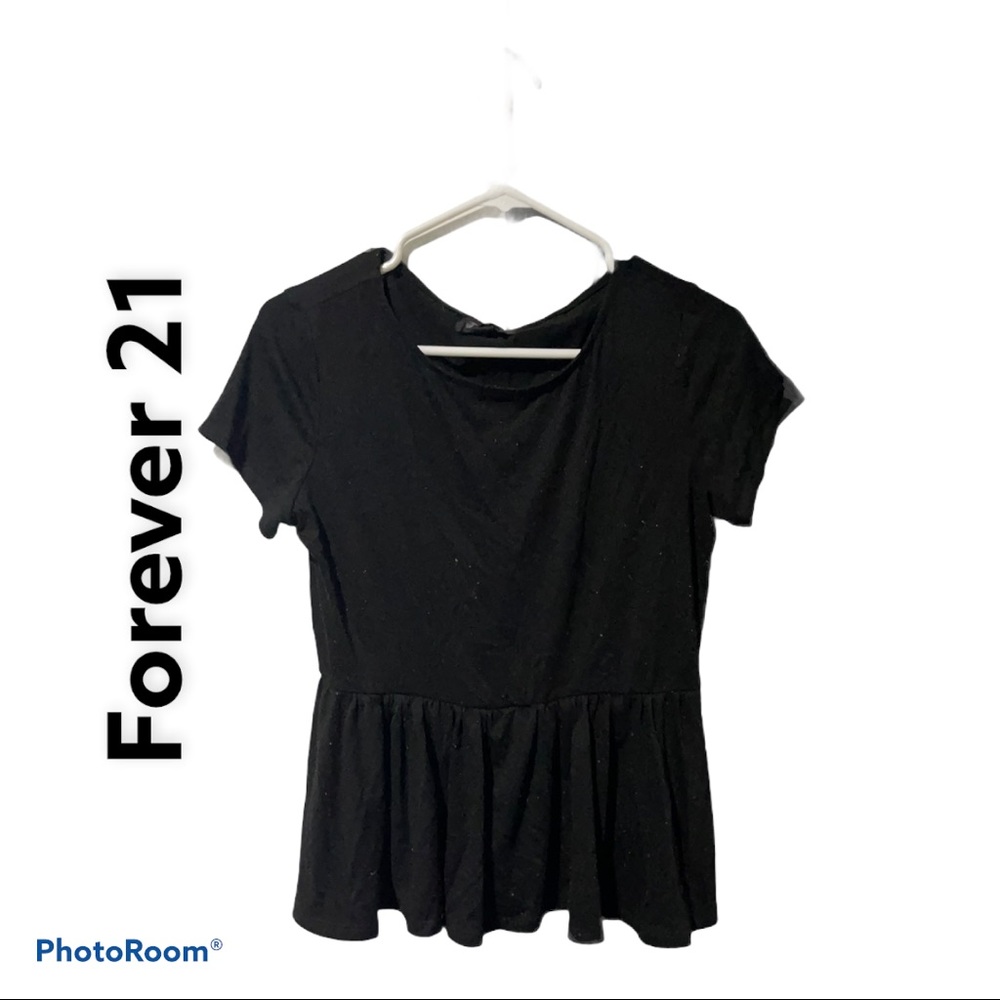 🌟3 for 25 Bundle!🌟 forever 21 Basic Peplum Top